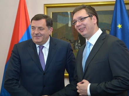 Dodik i Vučić FOTO Tanjug